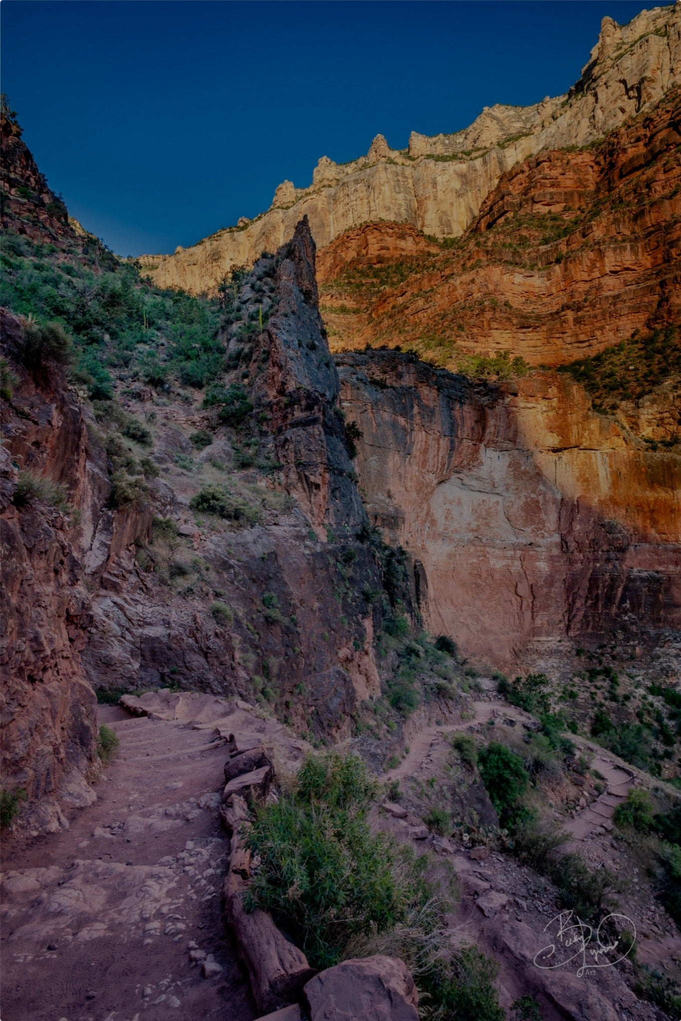BrightAngel Trail (out of shadows)