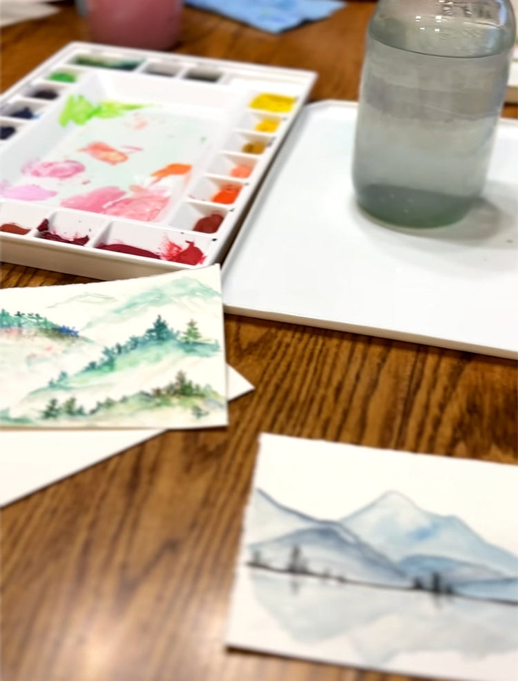Water Color Cards & Paint nights!