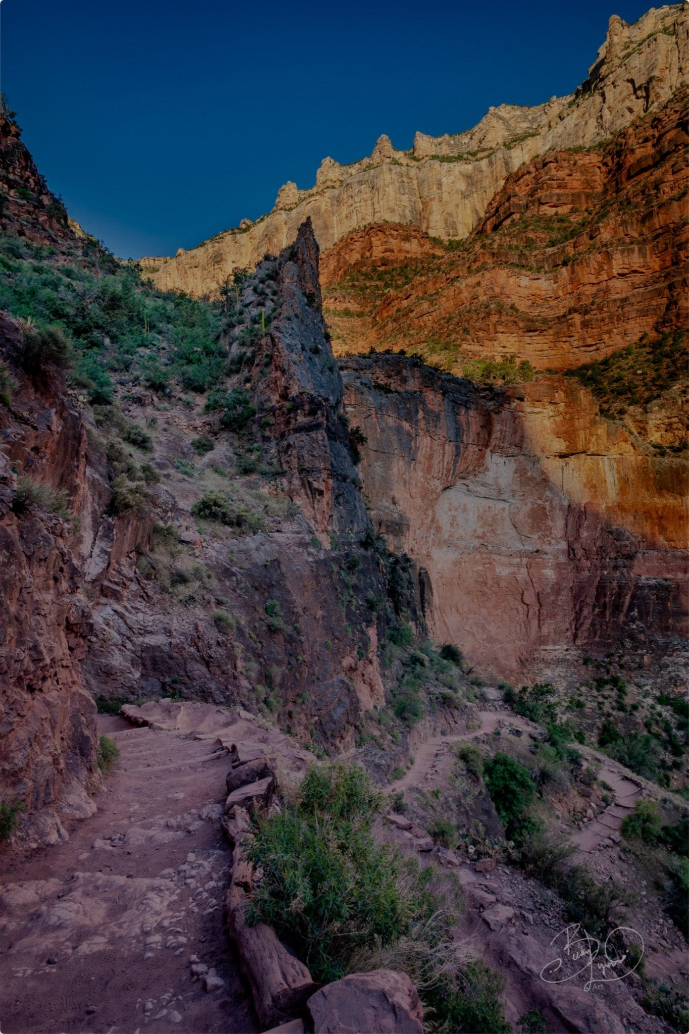 BrightAngel Trail (out of shadows)
